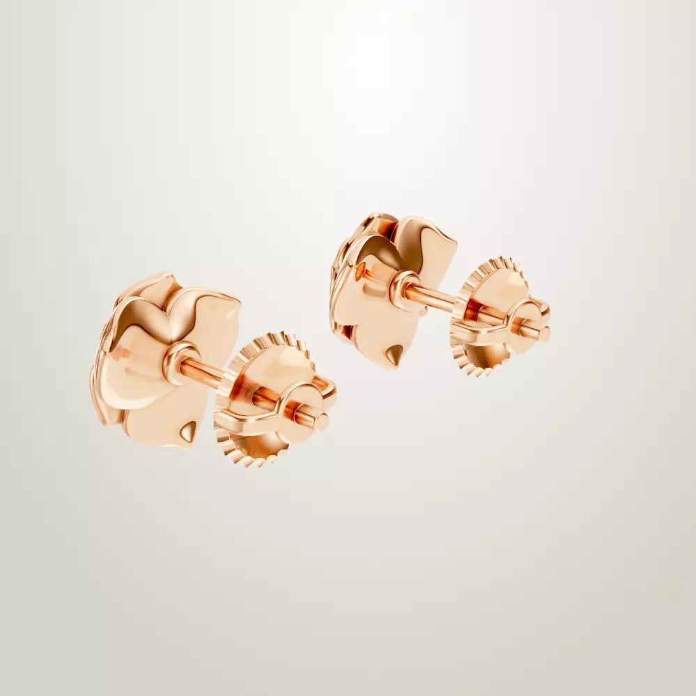 Rose Earring 3D print model_4