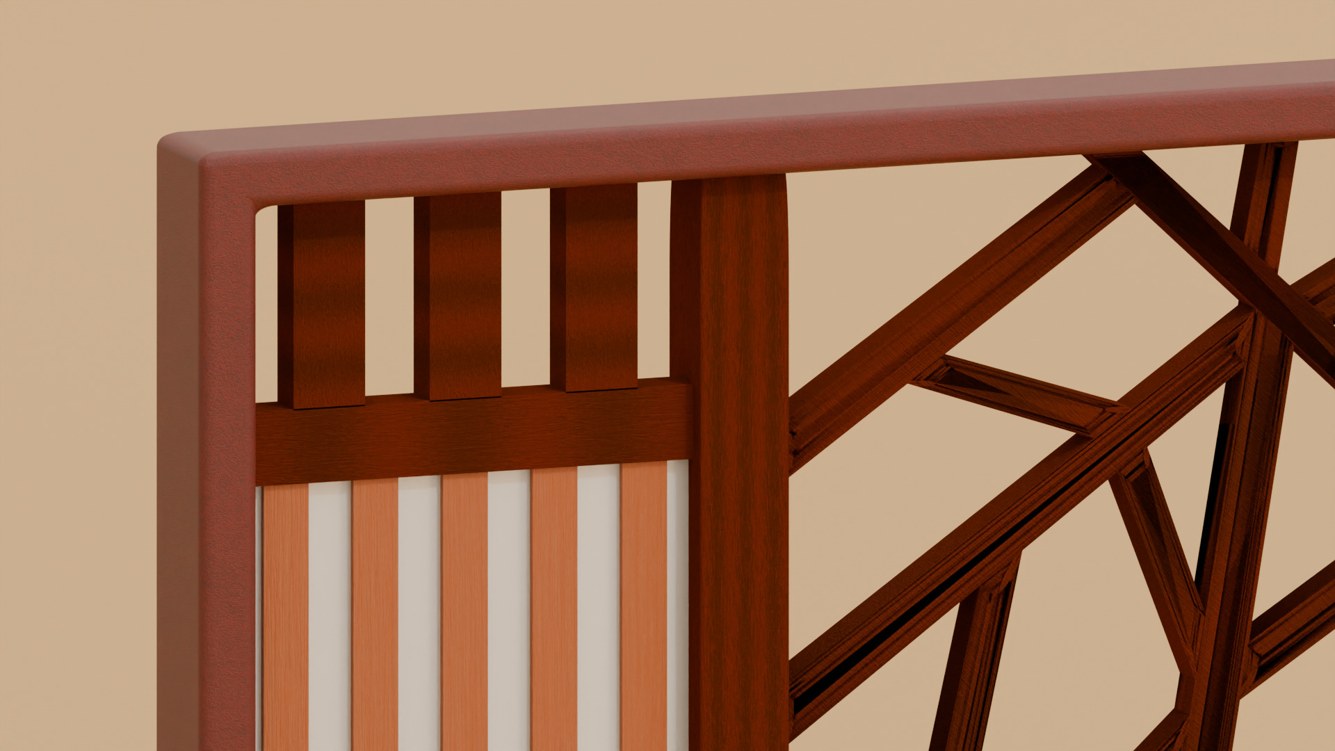 Chinese Classic Moon Gate Style 1 3D model_7