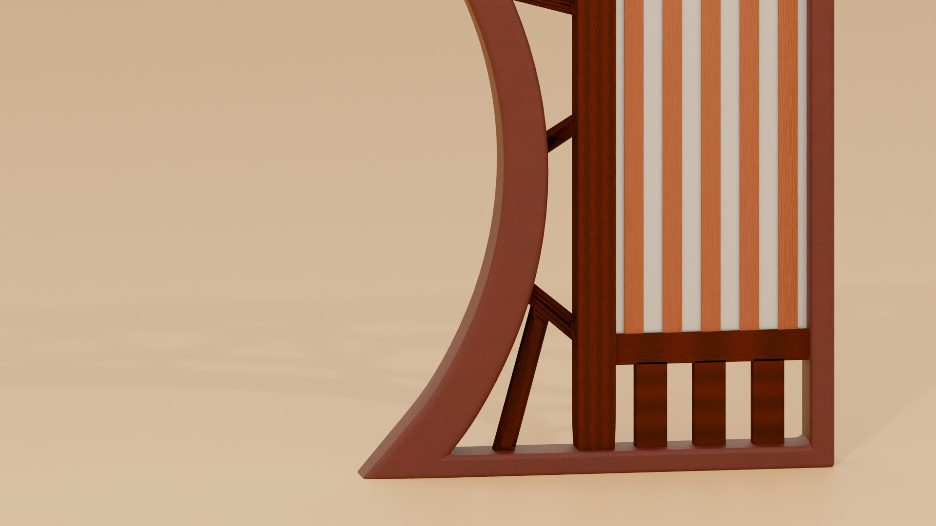 Chinese Classic Moon Gate Style 1 3D model_10