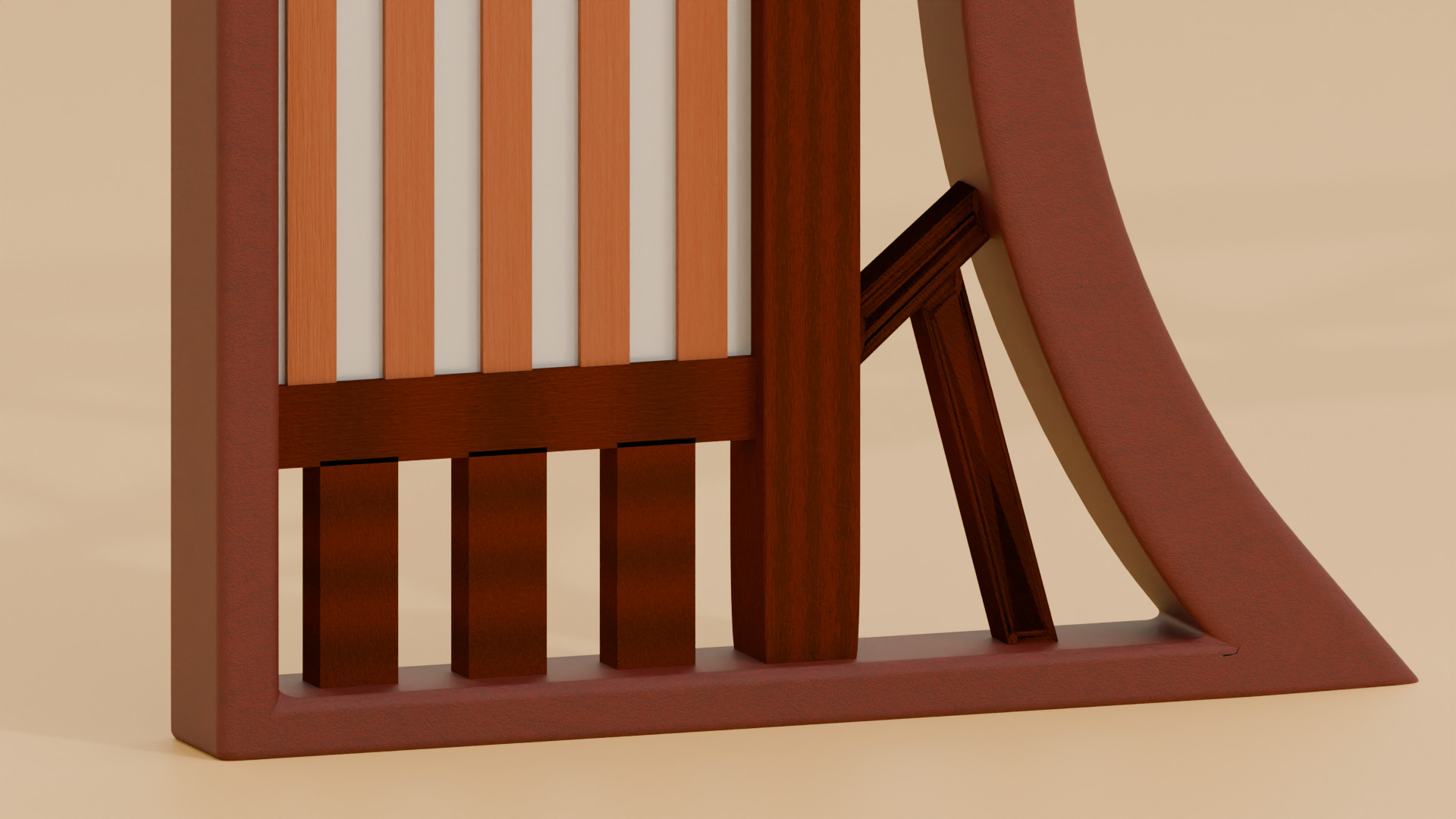 Chinese Classic Moon Gate Style 1 3D model_6