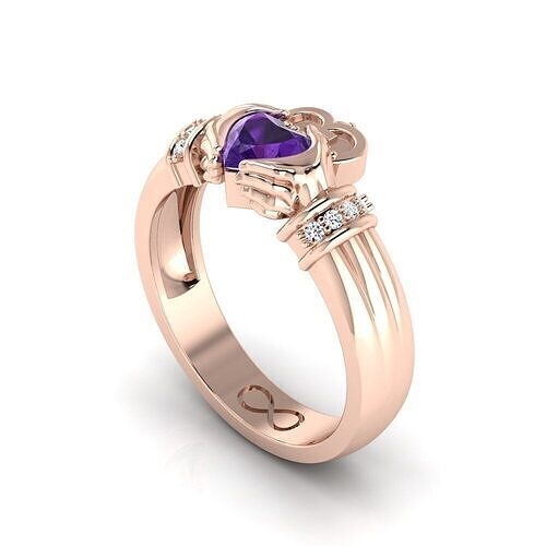 Claddagh Ring 3D print model
