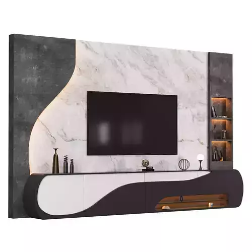 TV WALL MODERN 03
