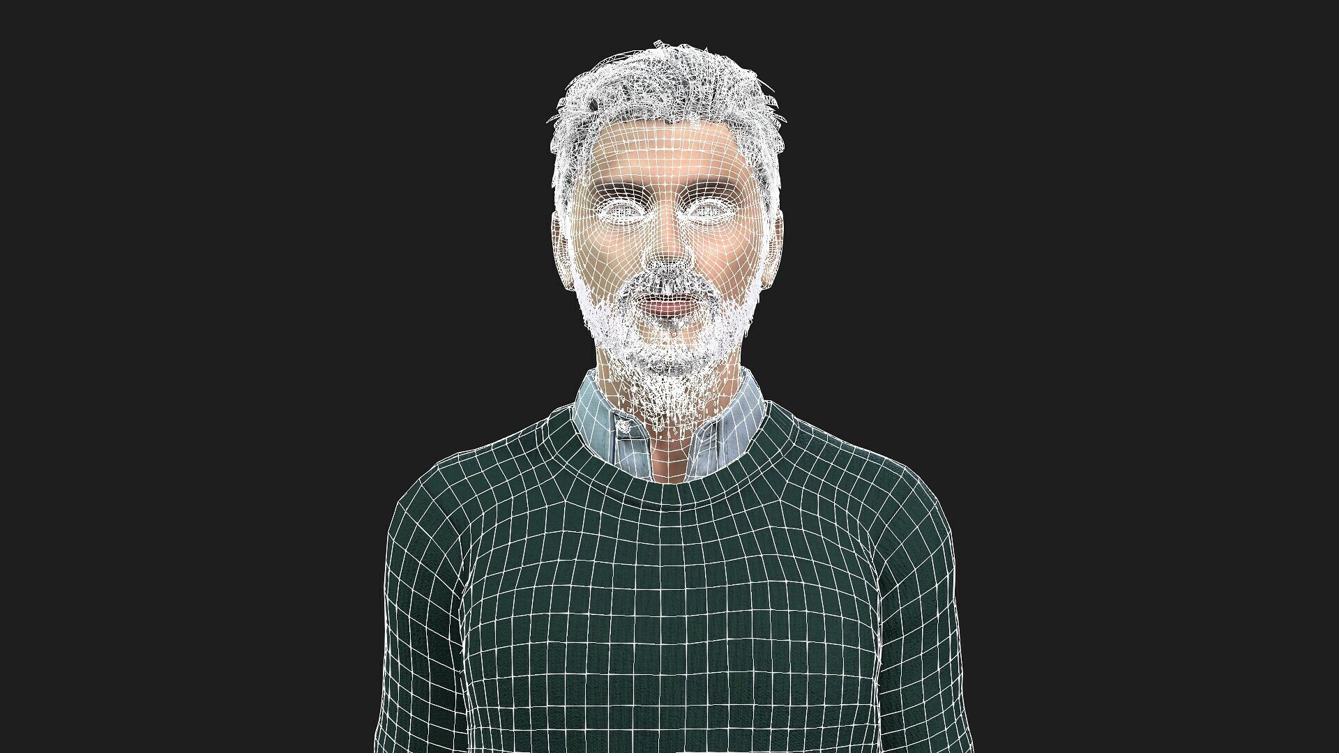 Realistic Man Character Game and Animation Ready 3D model_20