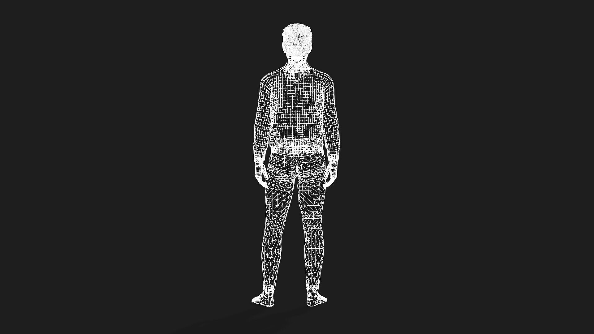 Realistic Man Character Game and Animation Ready 3D model_14