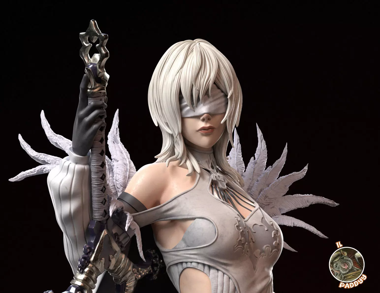10H Nier reincarnation fanart 3D print model