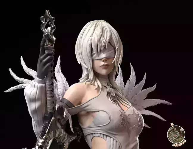 10H Nier reincarnation fanart  3D print model