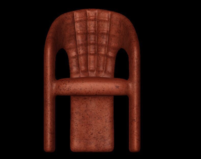 Chair 1 uv unwrapped 3D print model_2