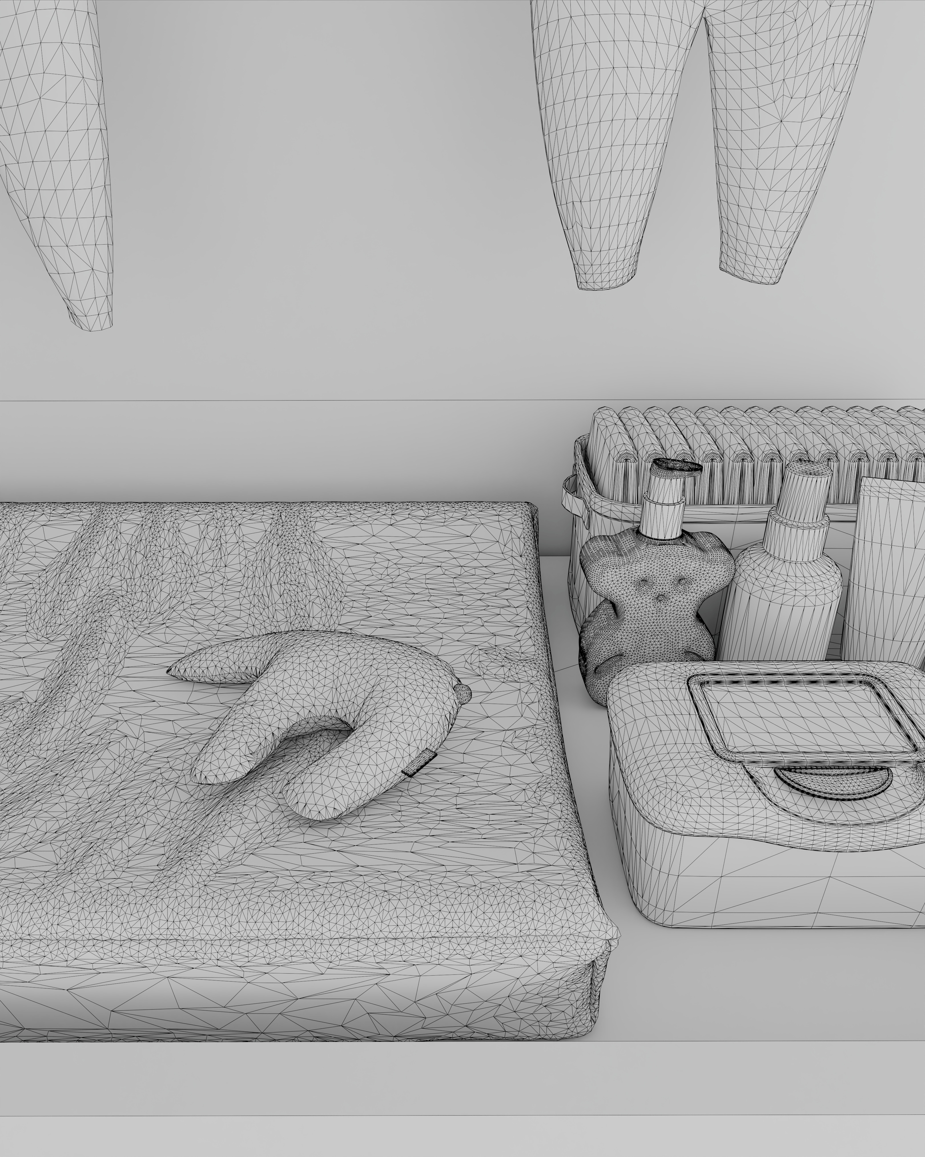 Winter Baby Room Blender Scene 3D model_7