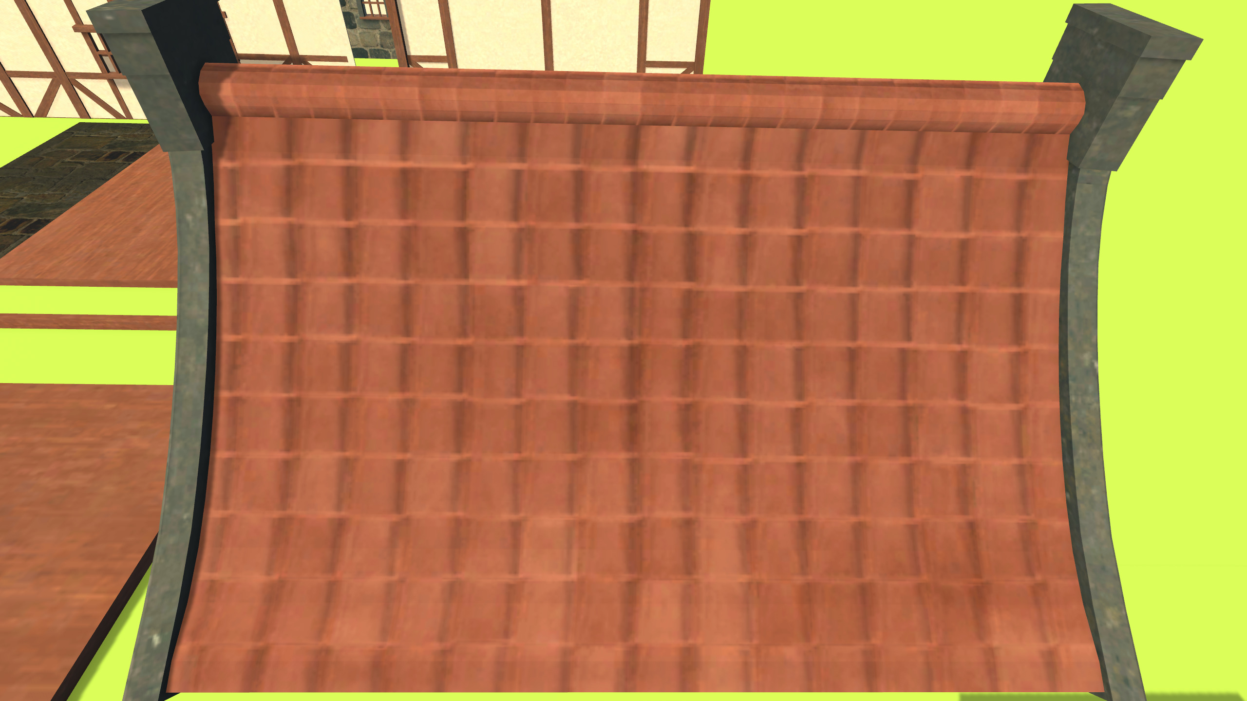 Medieval House with Furniture Collection Low-poly 3D model_21