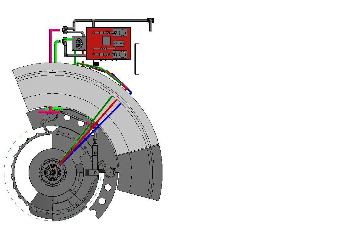 Details of embeddment for a 6m Dia Kaplan Turbine 3D model_3