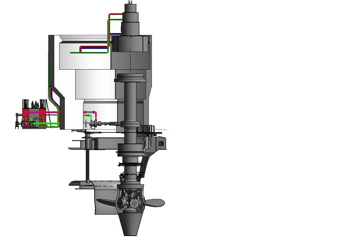 Details of embeddment for a 6m Dia Kaplan Turbine 3D model_2