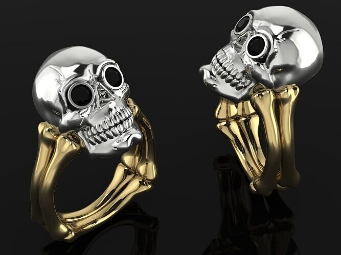 Skull Ring Gold