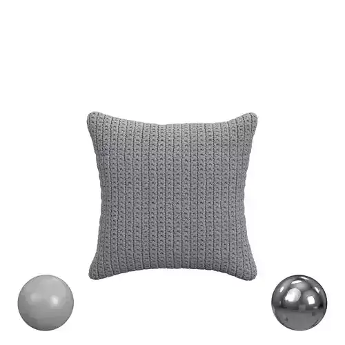 Performance Prism Light Gray Pillow 