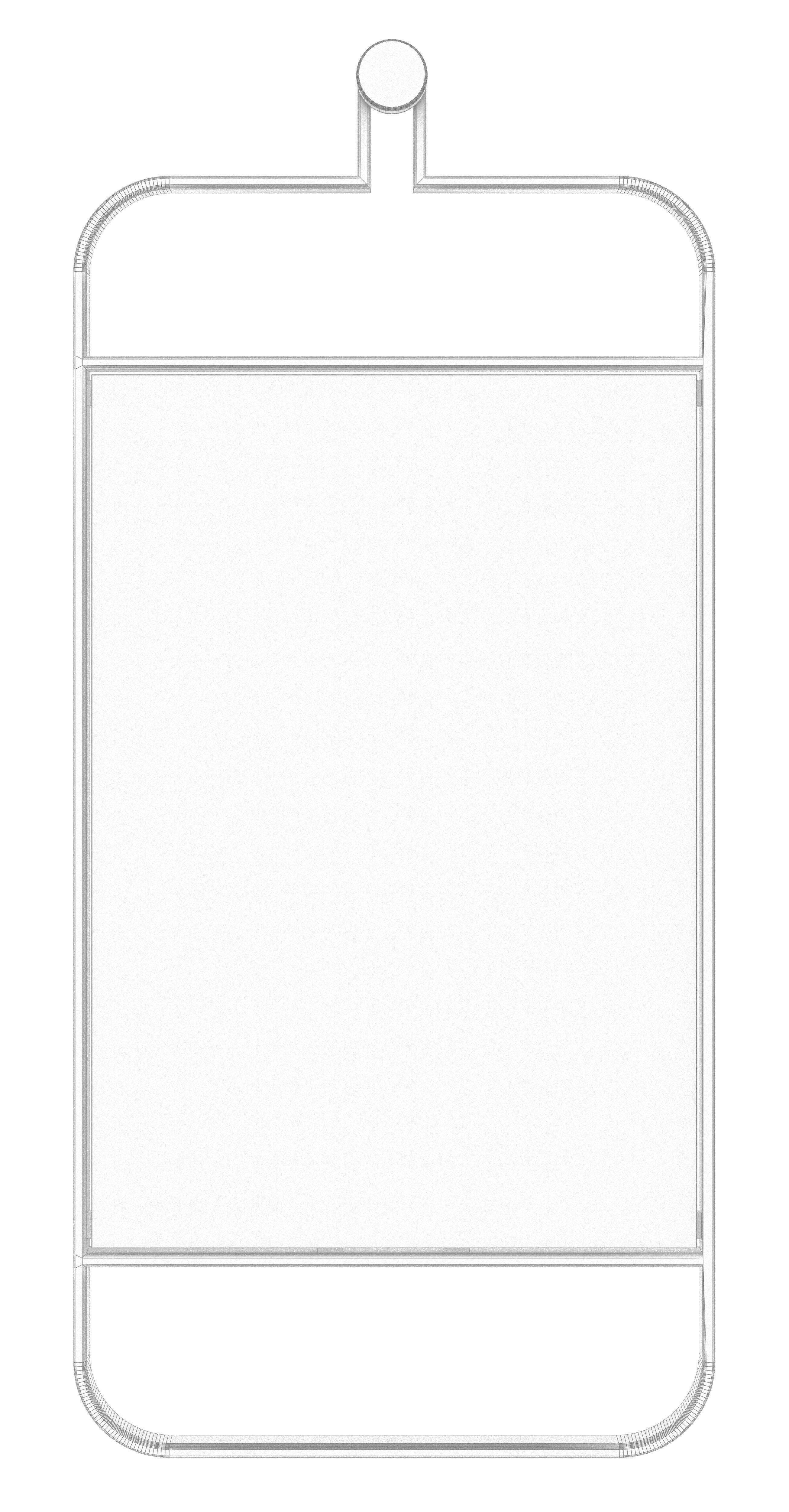 Ikea Granvag Mirror Low-poly 3D model_7