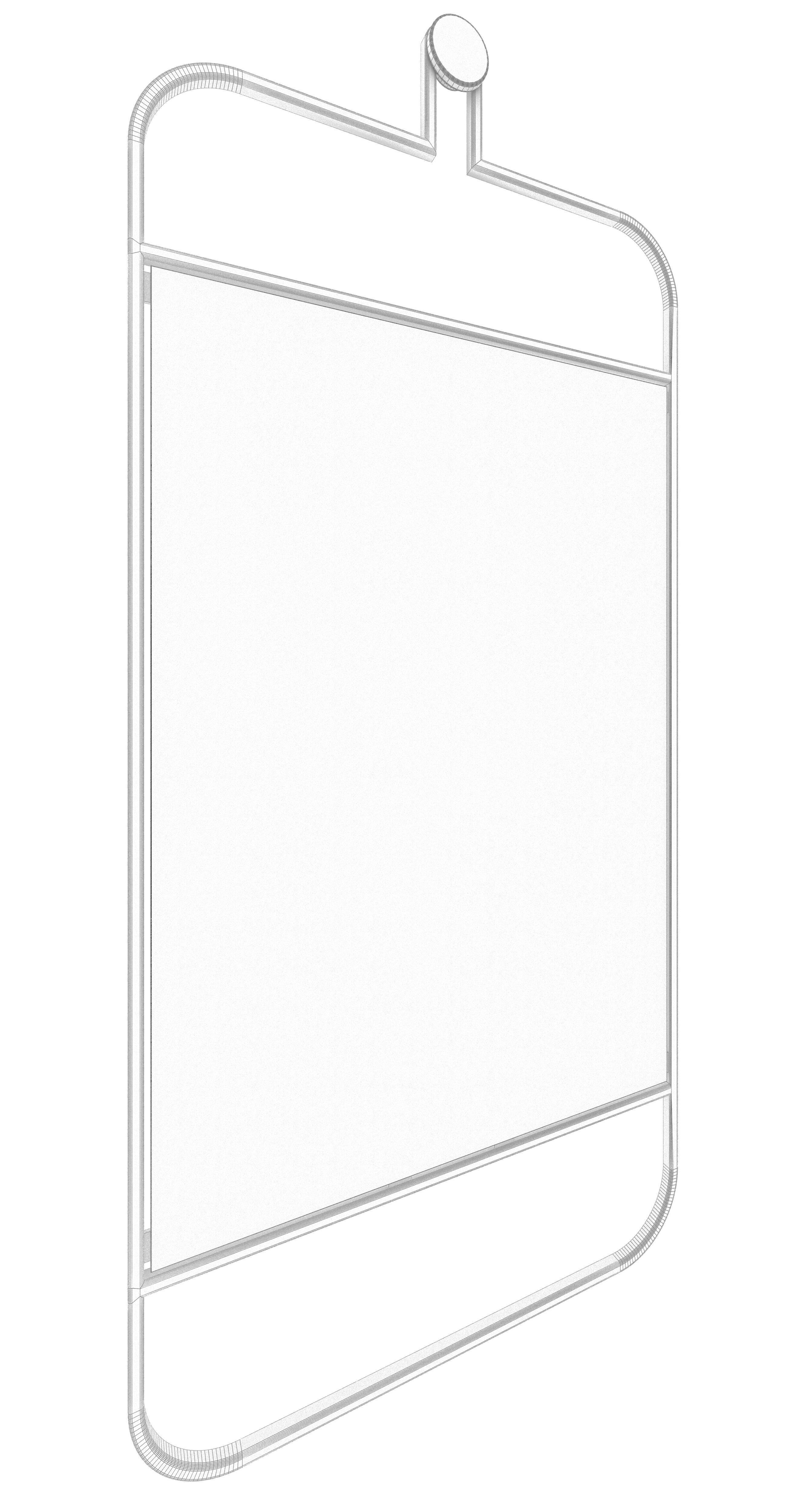 Ikea Granvag Mirror Low-poly 3D model_5