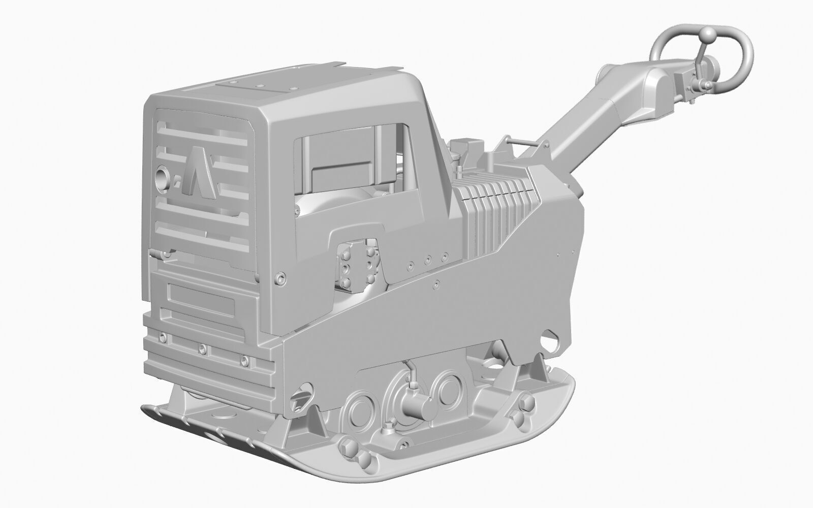 Ammann 55-75 Vibratory Reversible Plate PBR 3D model_13