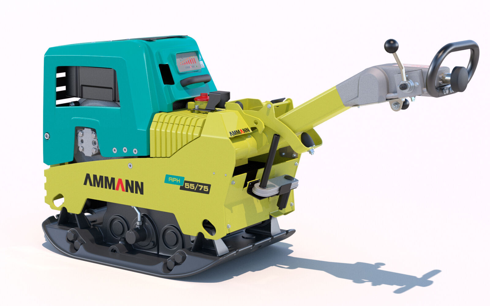 Ammann 55-75 Vibratory Reversible Plate PBR 3D model_4