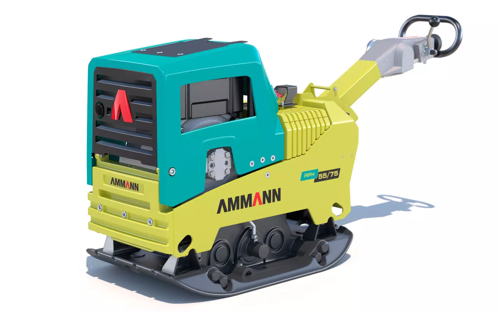 Ammann 55-75 Vibratory Reversible Plate PBR 3D model_0