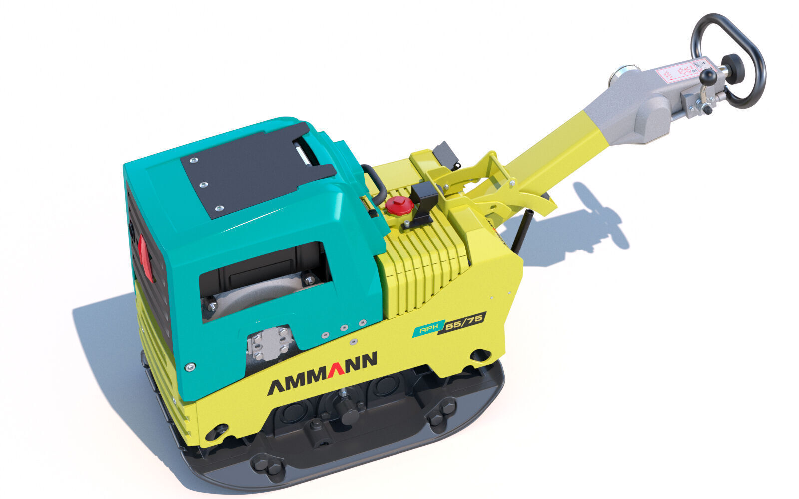 Ammann 55-75 Vibratory Reversible Plate PBR 3D model_5