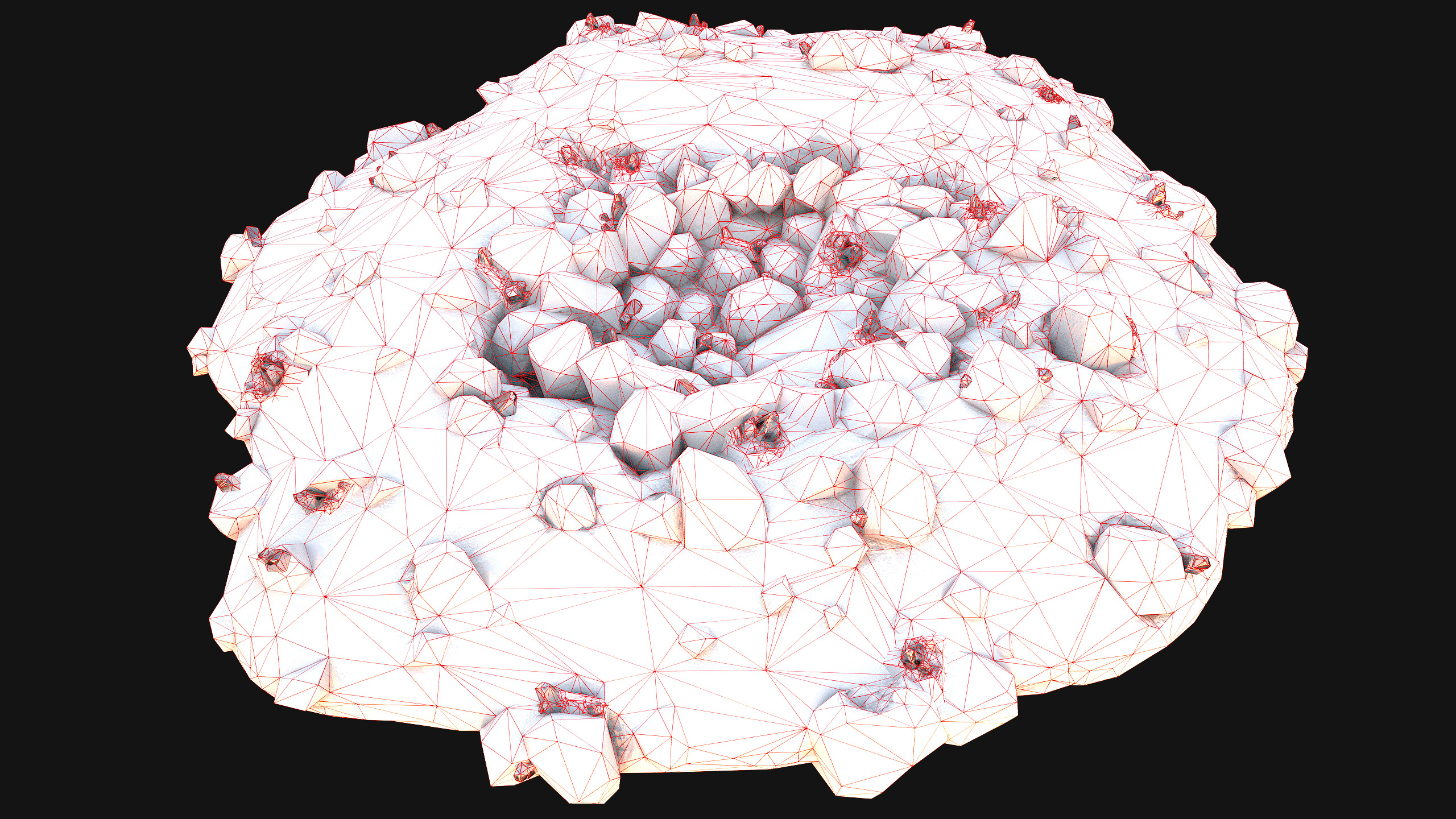 Large Rocks Tin Ore Deposits Quarry Environment Low-poly 3D model_28