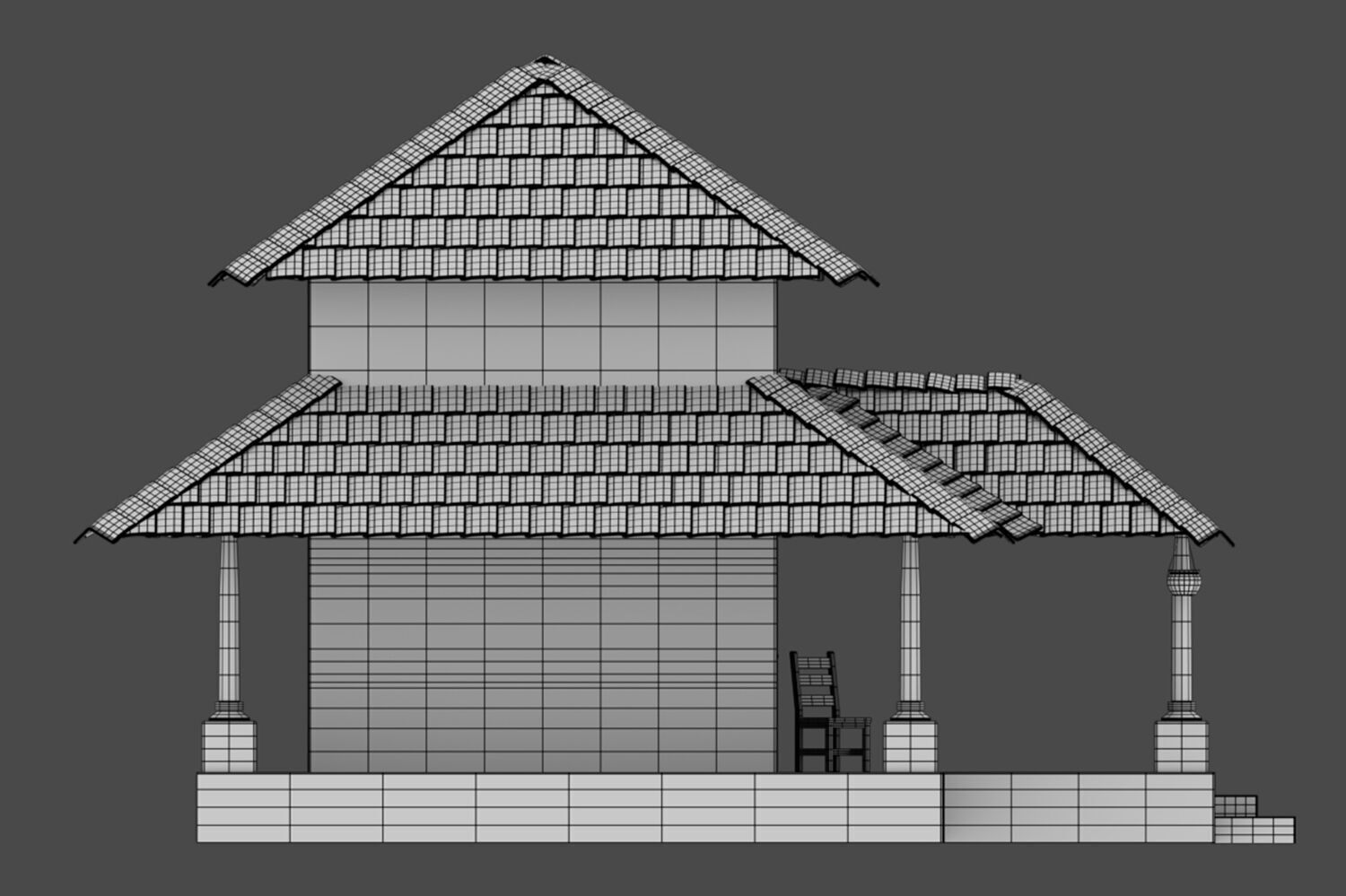 Bungalow 3D model_11