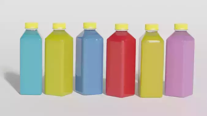 Juice bottles