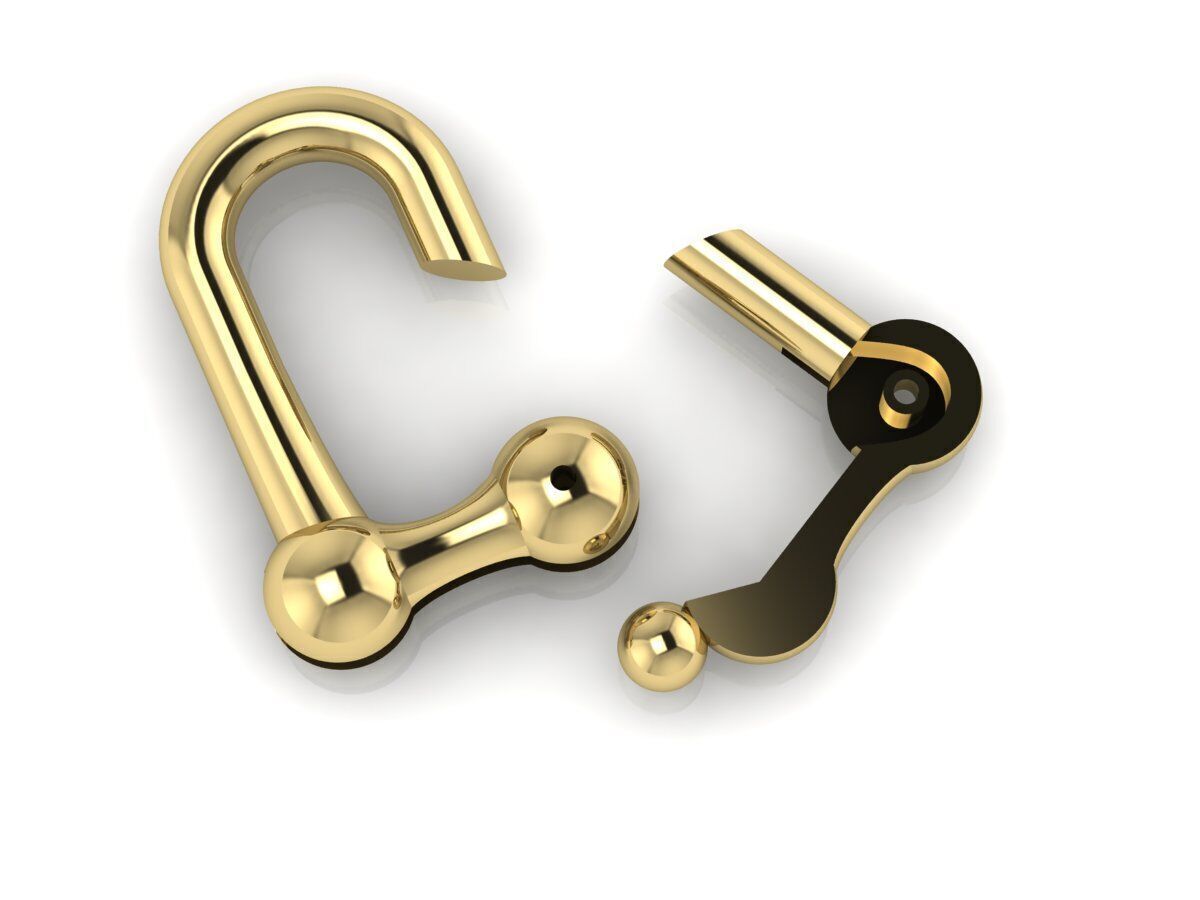 Lock bracelet Tiffany 3D print model_2