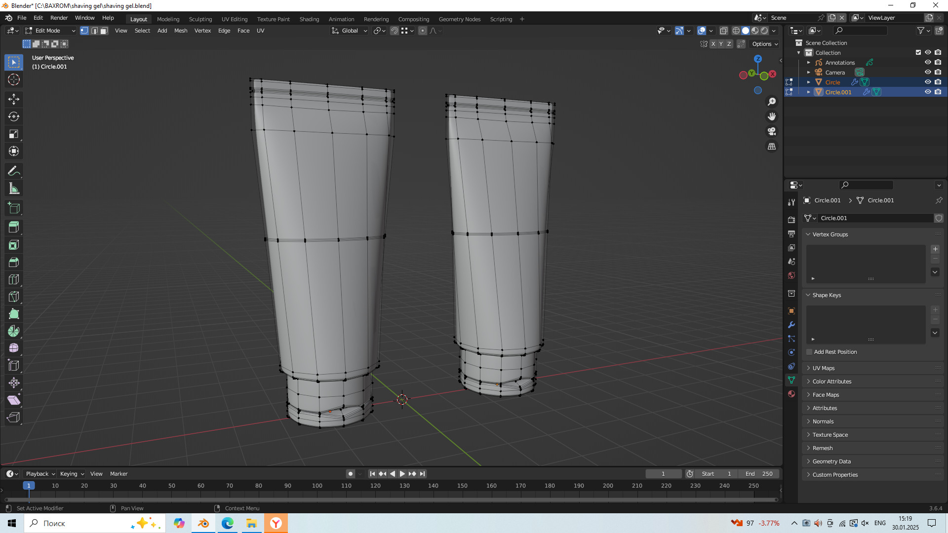 shaving gel 3D model_4