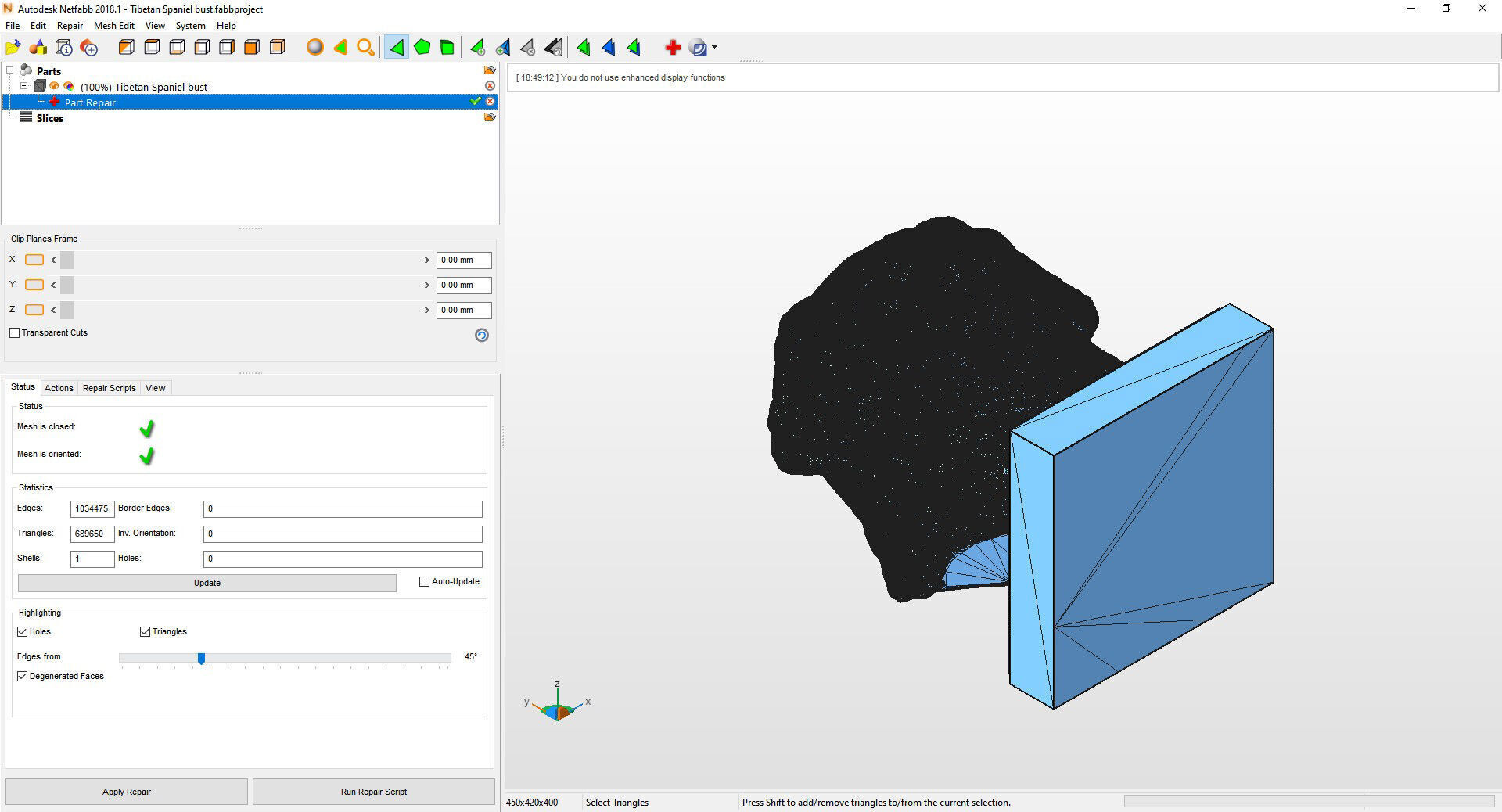 Tibetan Spaniel bust bust 3D print model_7