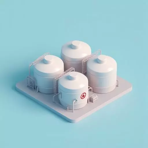 Chemical Storage Depot 3D model
