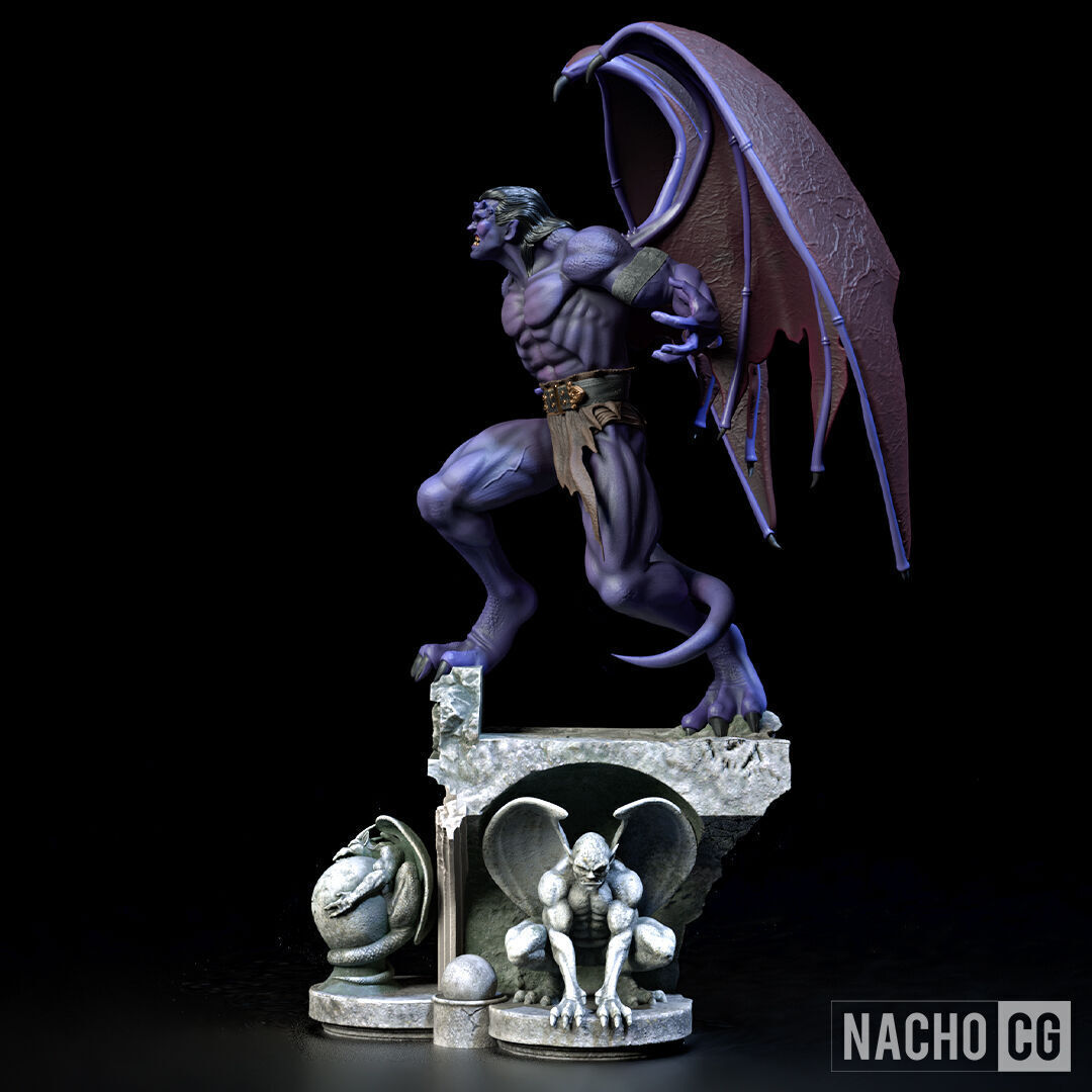 Fan Art - Goliath from Gargoyles - Statue 3D print model_5