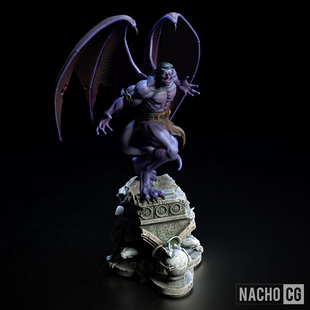 Fan Art - Goliath from Gargoyles - Statue 3D print model_2