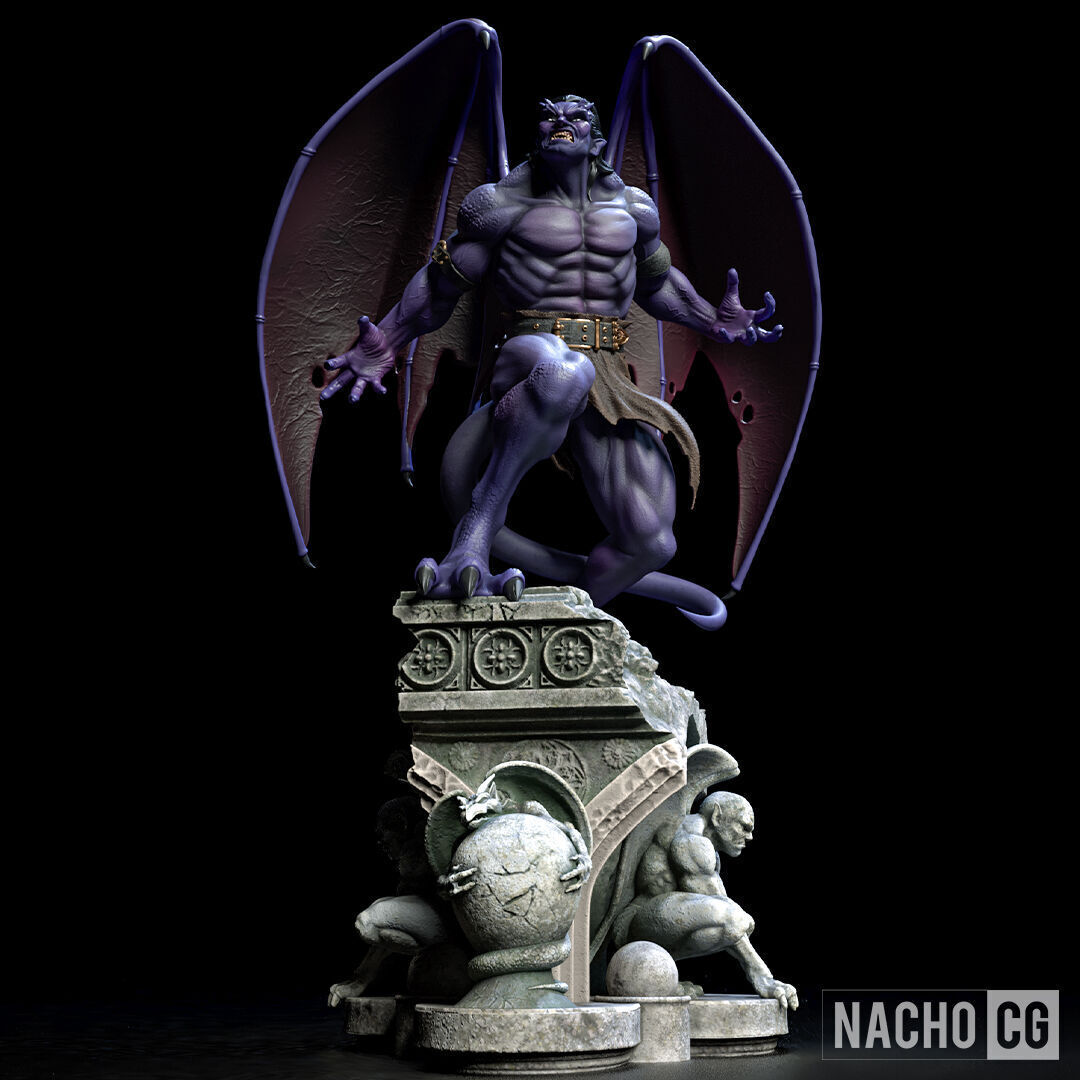 Fan Art - Goliath from Gargoyles - Statue 3D print model_1
