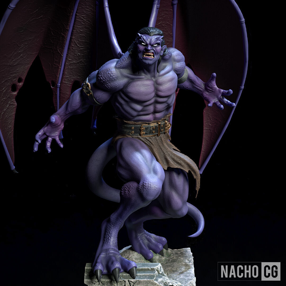 Fan Art - Goliath from Gargoyles - Statue 3D print model_7