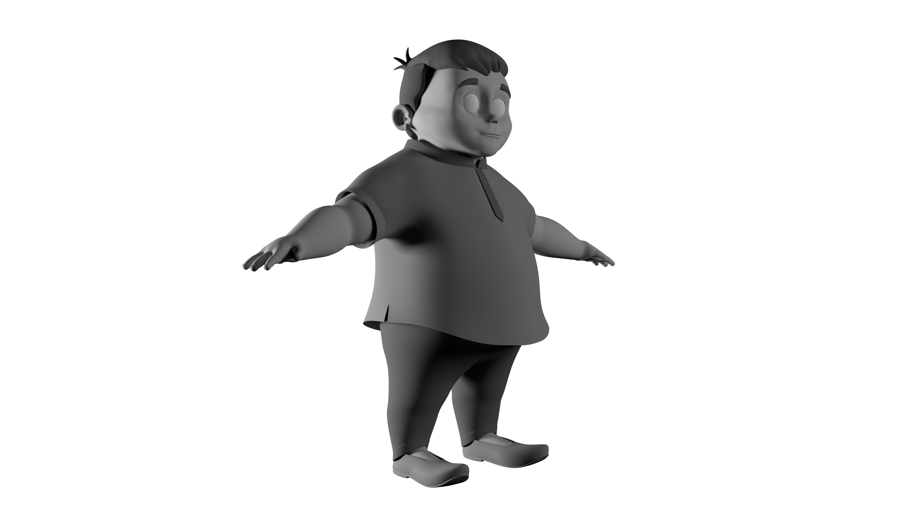 Boy Model 3D model_1