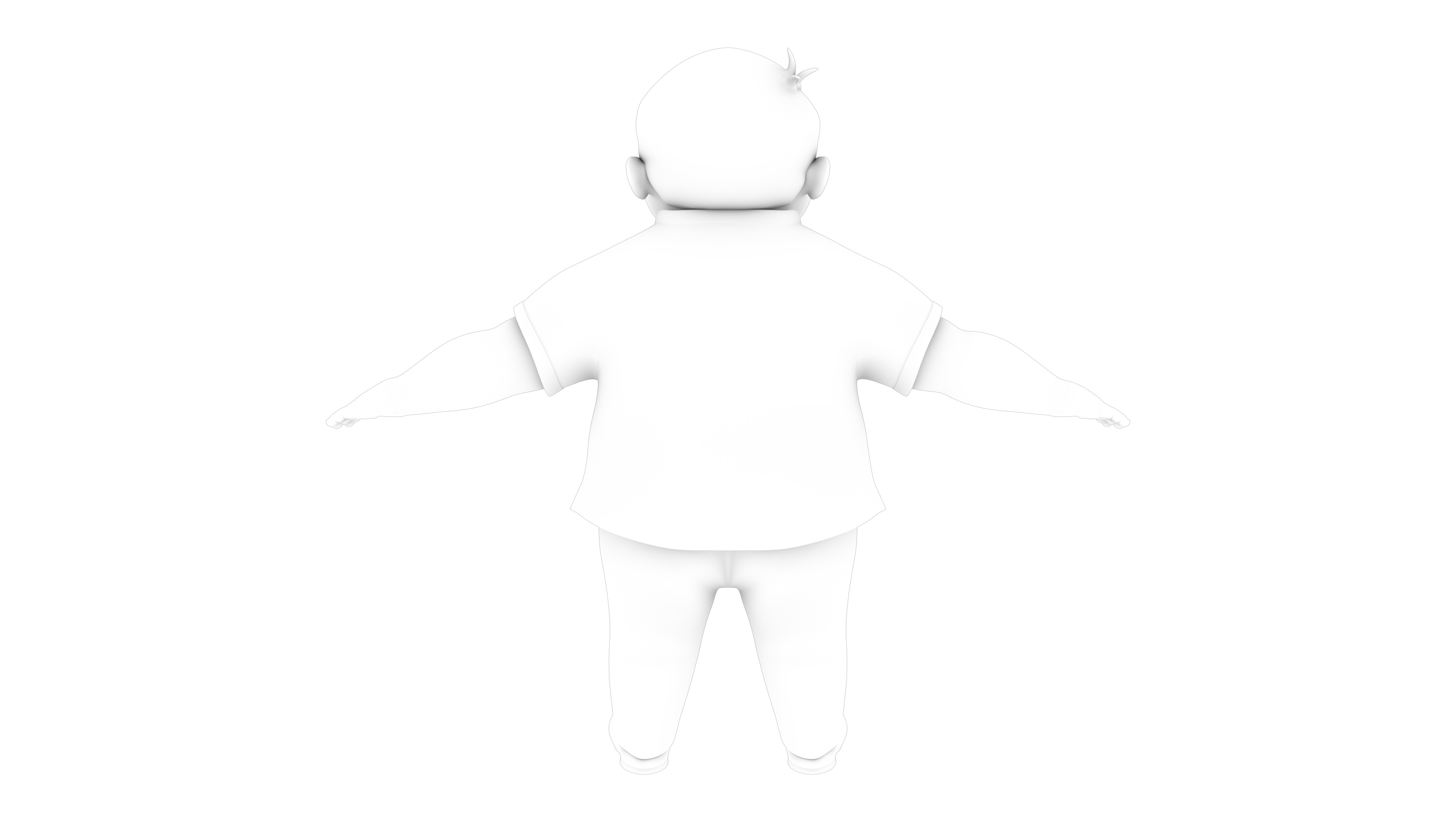 Boy Model 3D model_10