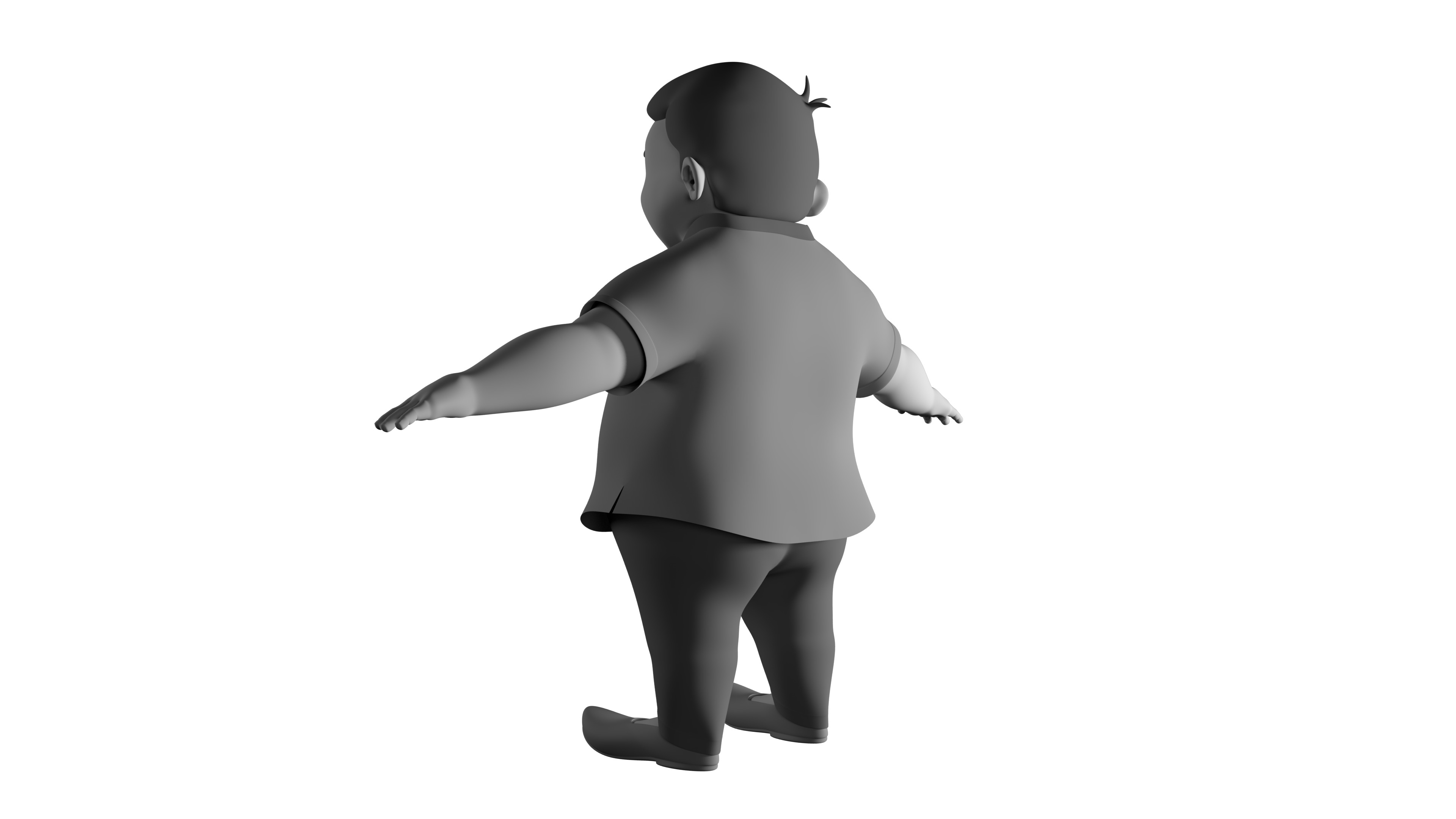 Boy Model 3D model_5