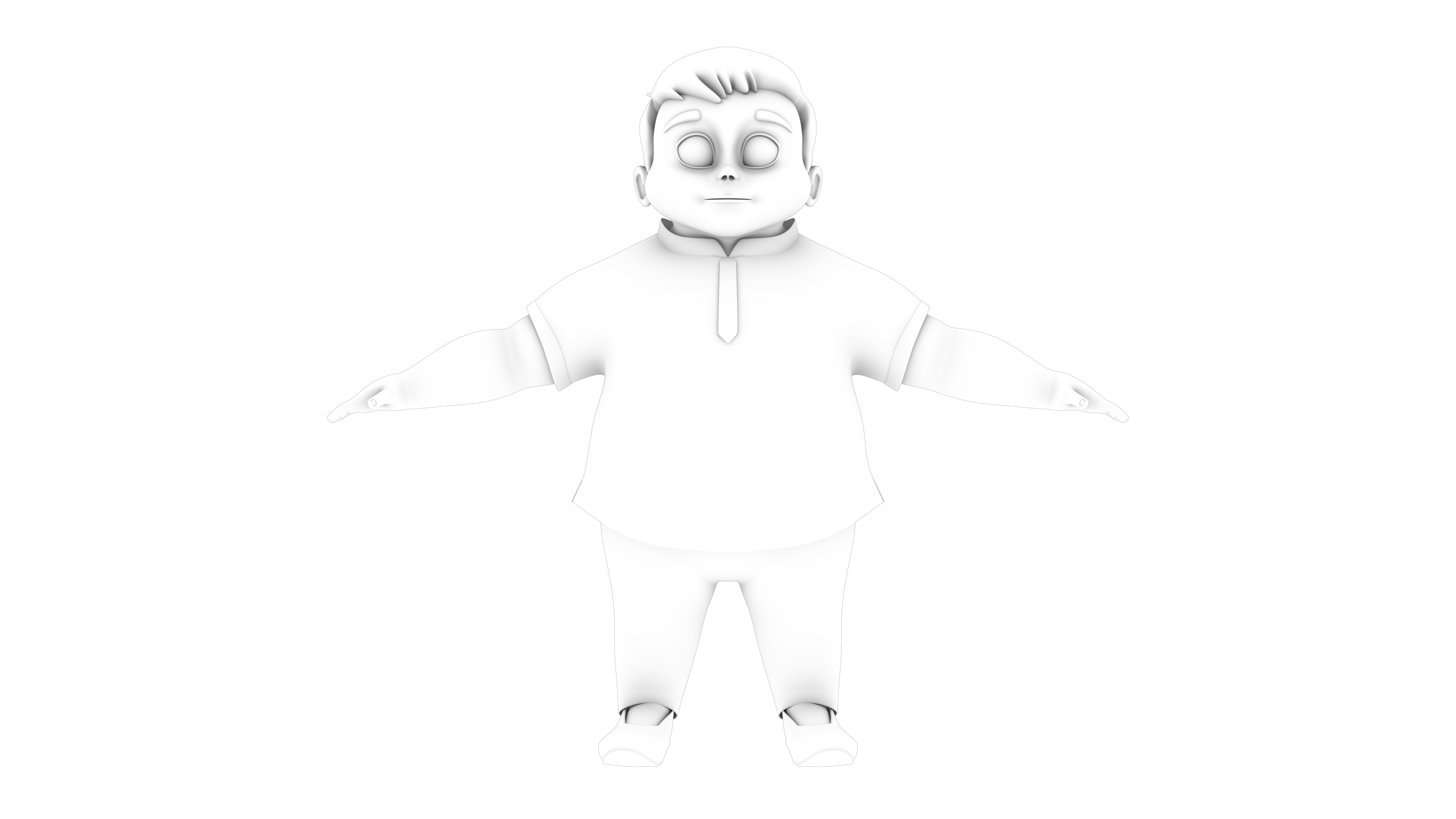 Boy Model 3D model_6