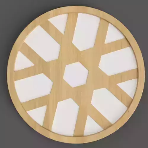 geometric coaster - table top - keychain- wall art 3D stl 4 3D print model