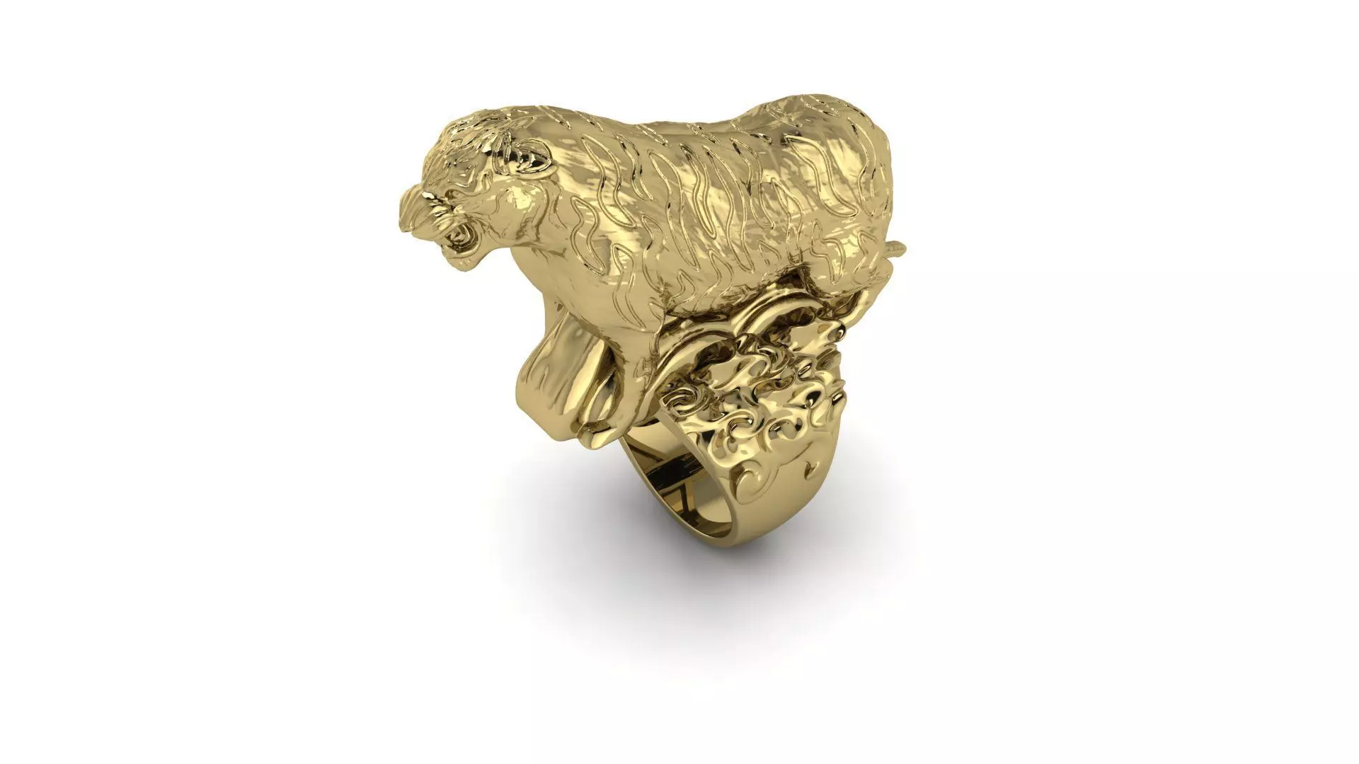 tiger ring 3D print model
