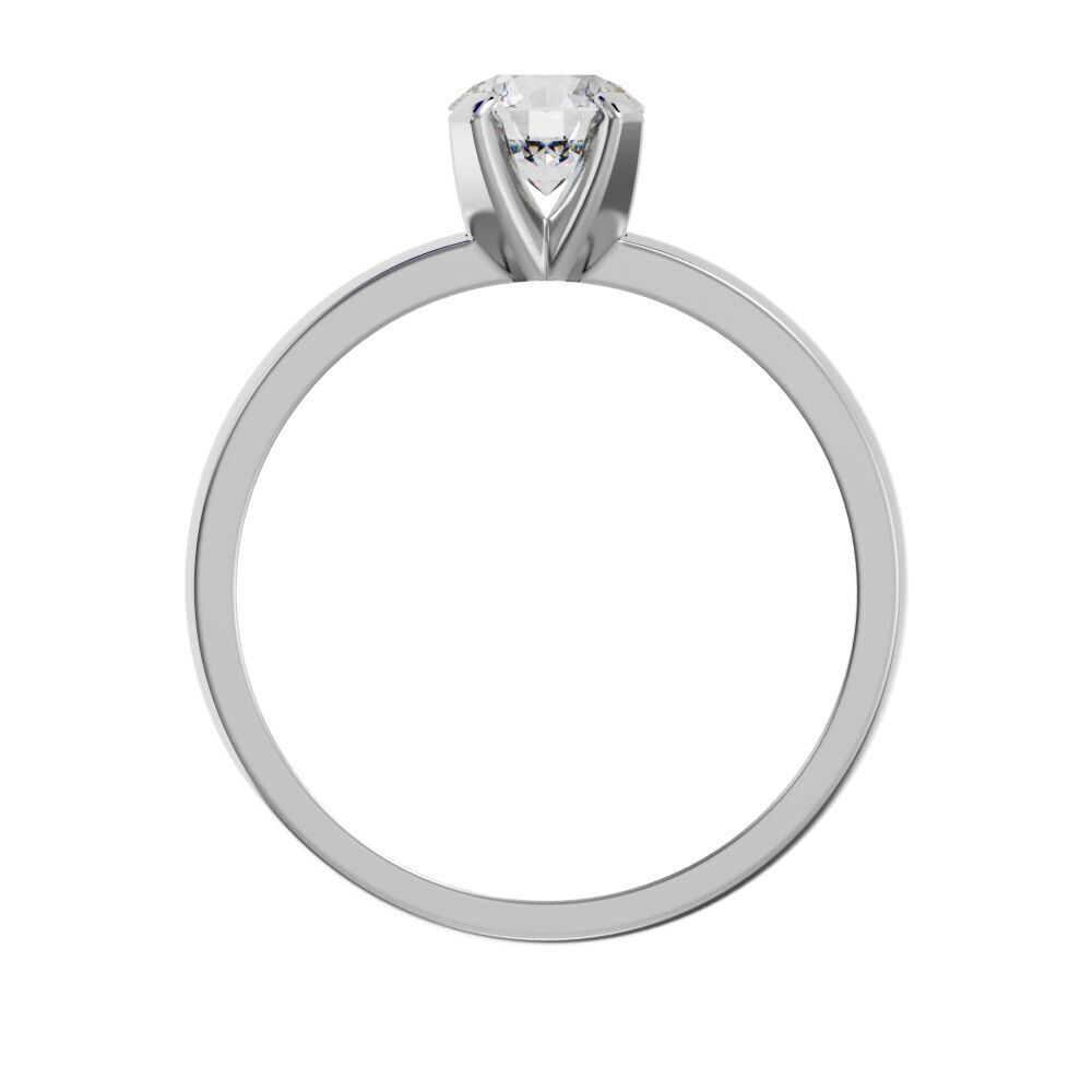 Engagement diamond ring 3D print model_13