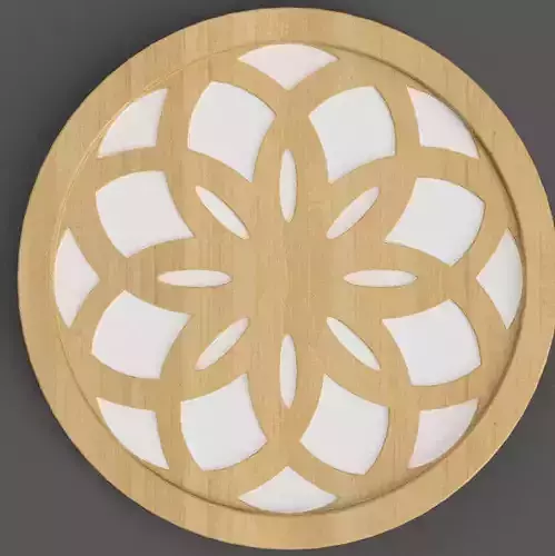 geometric coaster - table top - keychain- wall art 3D stl 5 3D print model