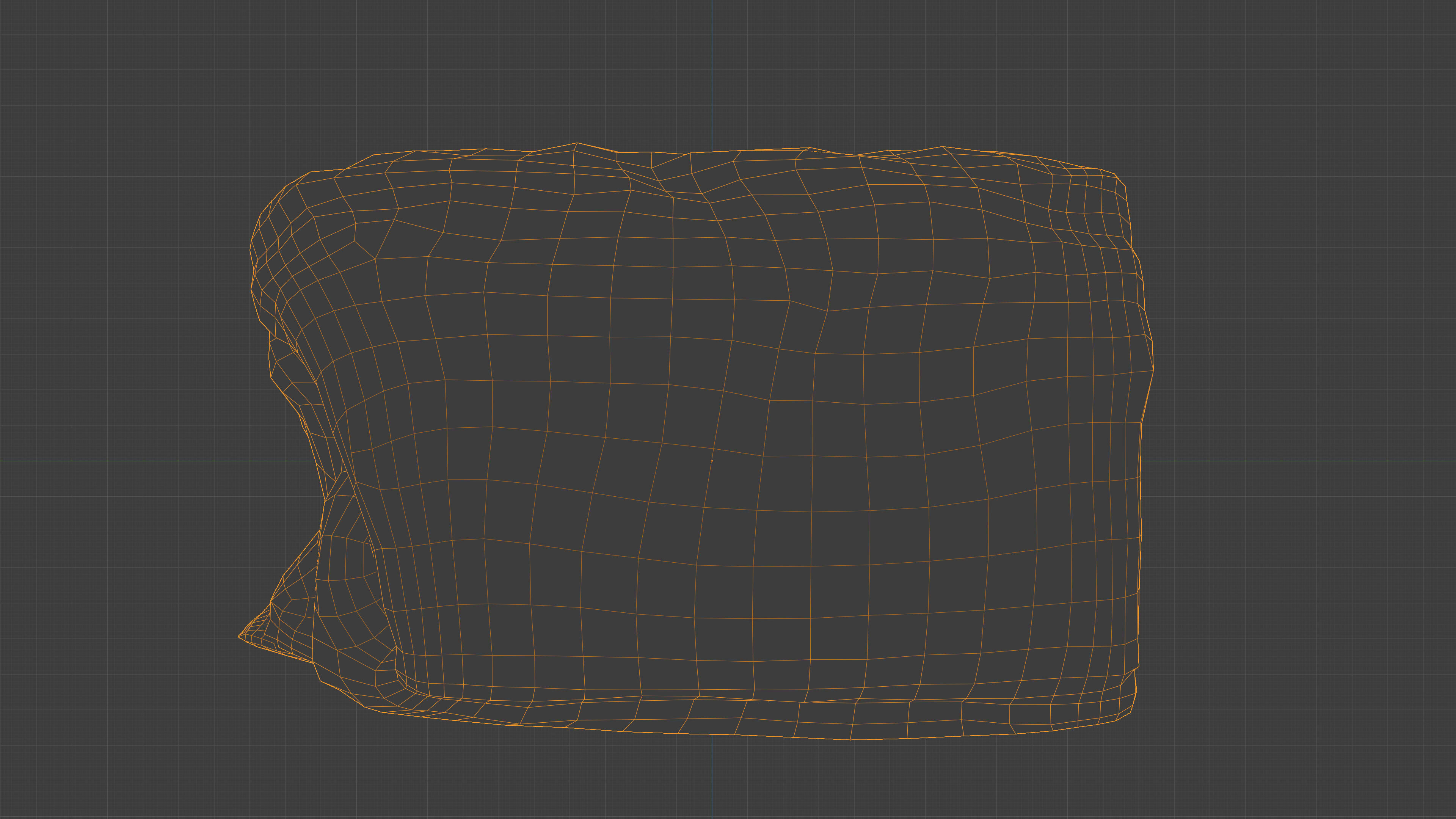 Photorealistic 3D scan of half a bread Low-poly 3D model_17