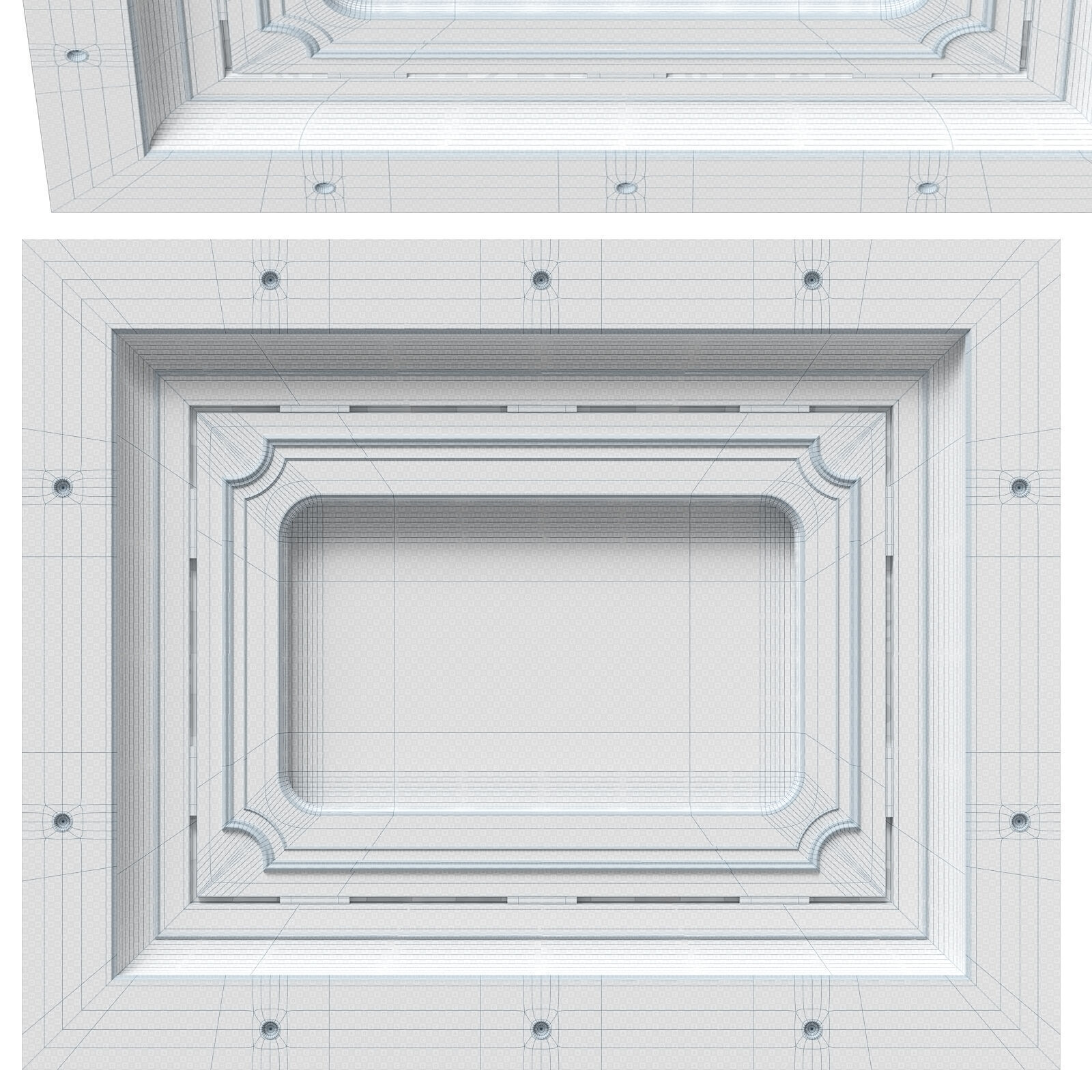 Modern ceiling RJ Easy Design 14 3D model_8