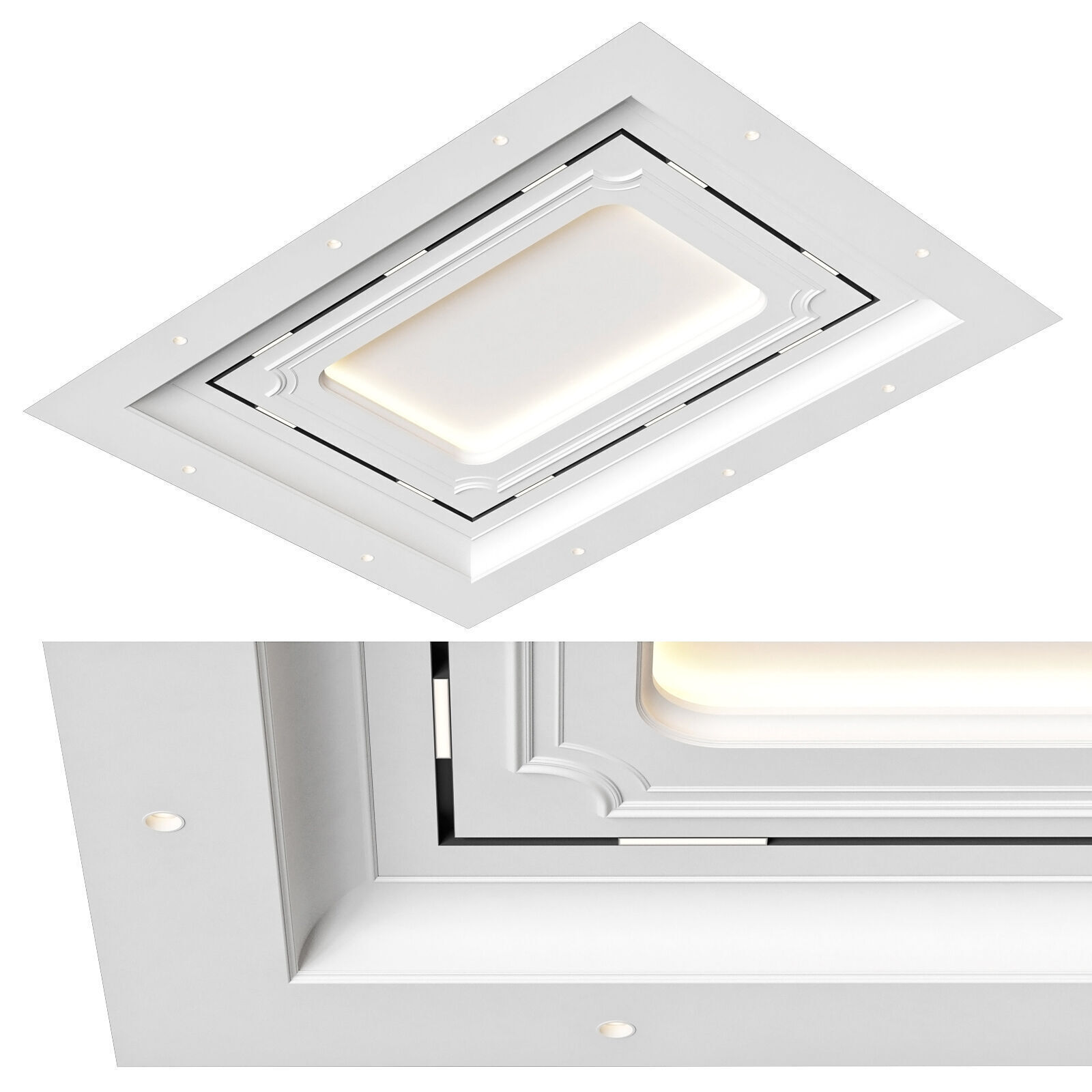 Modern ceiling RJ Easy Design 14 3D model_3