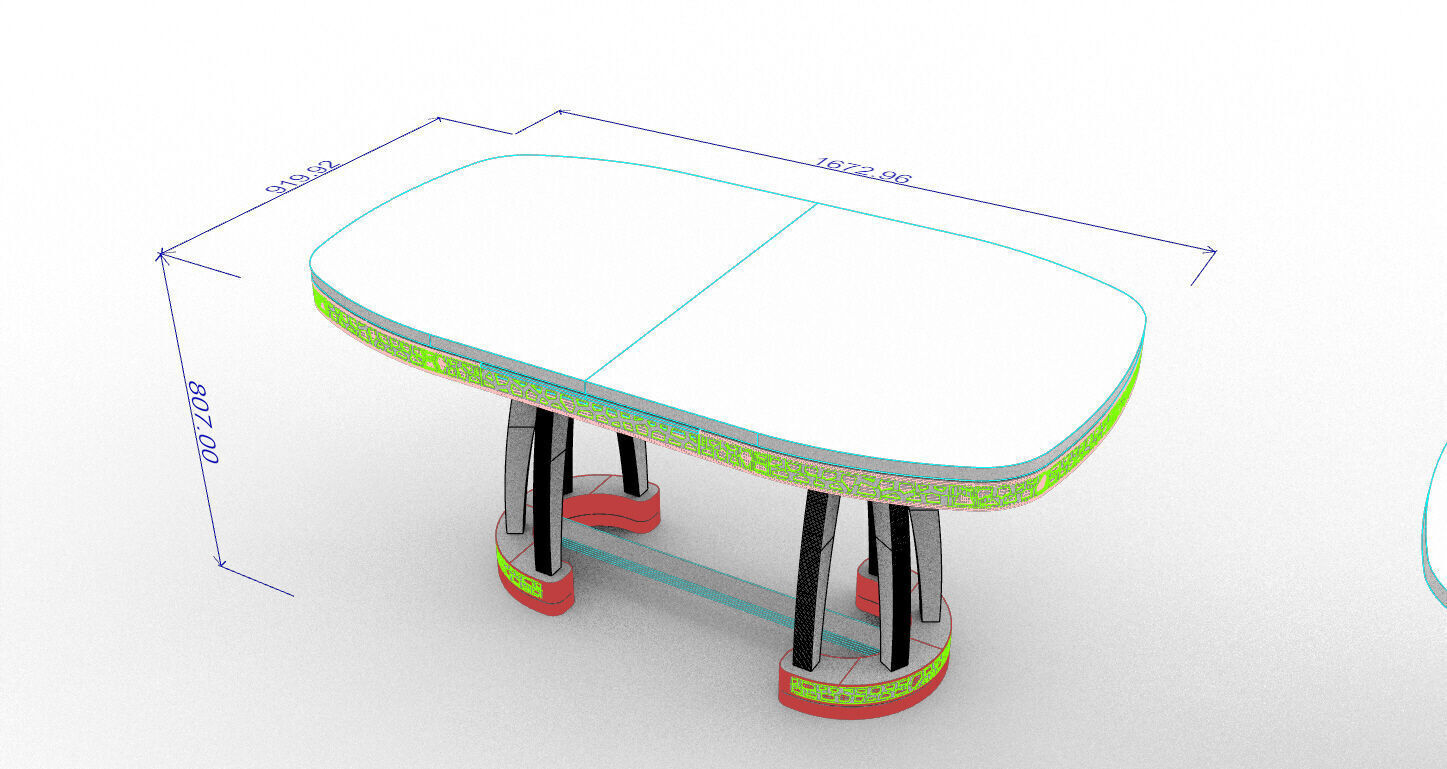 Living Room Table Laser Cut Plywood 3D print model_14