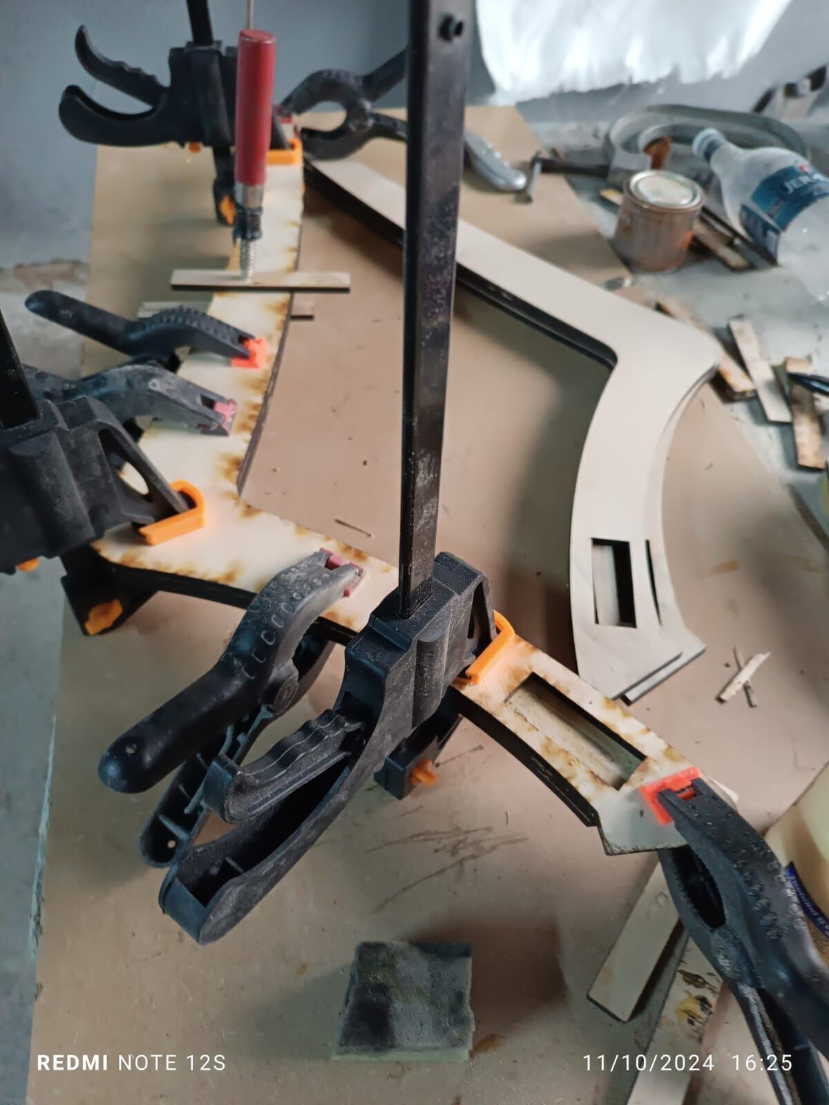 Living Room Table Laser Cut Plywood 3D print model_6