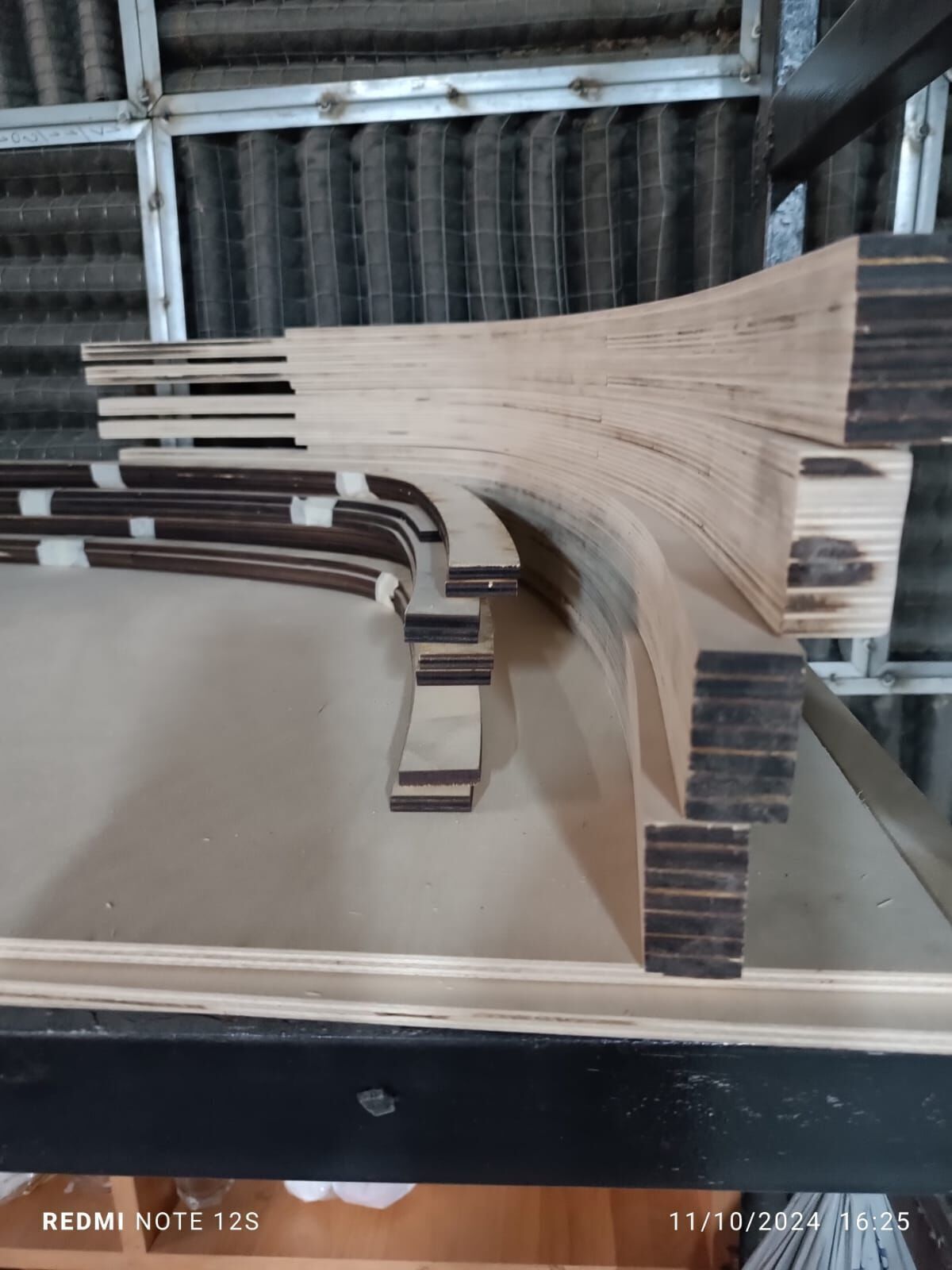 Living Room Table Laser Cut Plywood 3D print model_8