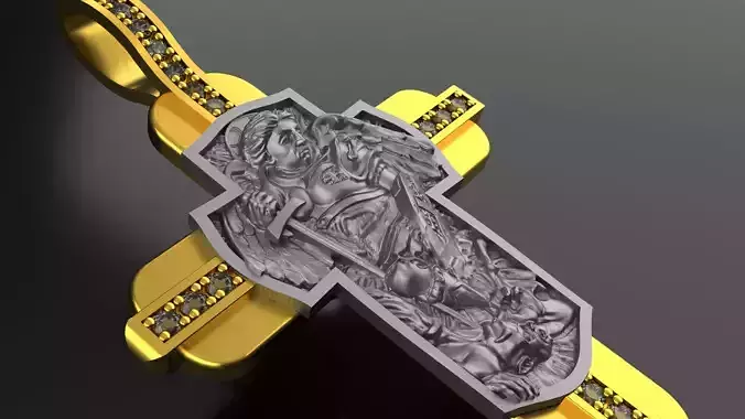 Cross of San Miguel 3D print model
