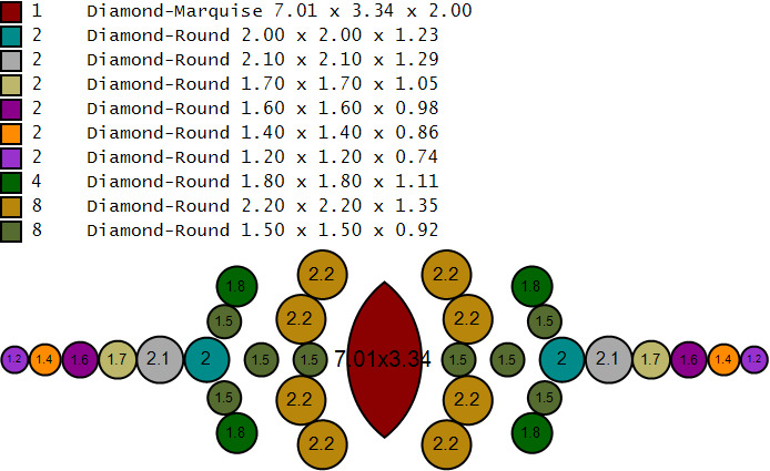 LUXURY ENGAGEMENT RING 3D PRINTABLE MODEL  3D print model_6